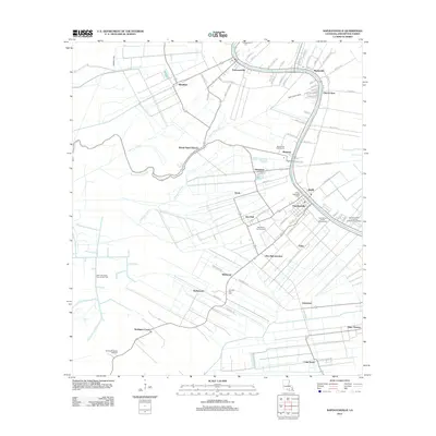 2012 Map of Napoleonville, 2012 Print