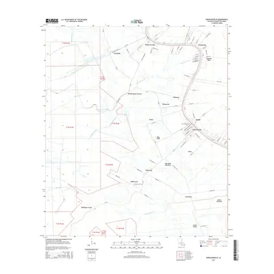 2015 Map of Napoleonville, 2015 Print