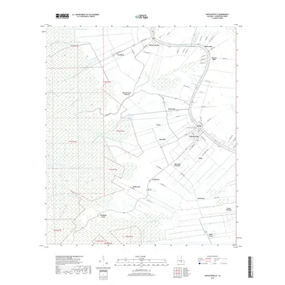 2018 Map of Napoleonville, 2018 Print