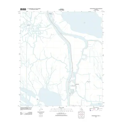 2012 Map of Napoleonville SW, 2012 Print