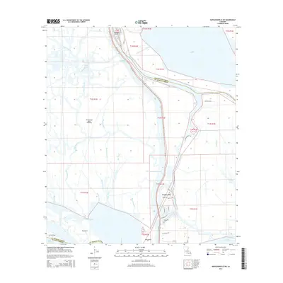 2015 Map of Napoleonville SW, 2015 Print