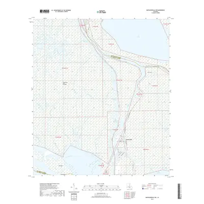 2018 Map of Napoleonville SW, 2018 Print