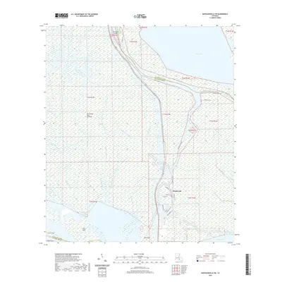 2020 Map of Napoleonville SW, 2020 Print