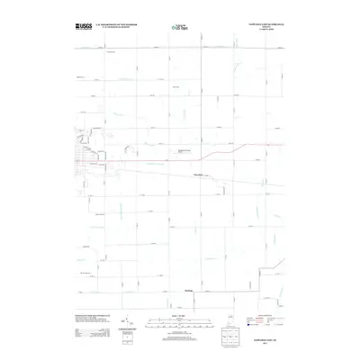 2013 Map of Nappanee East, 2013 Print