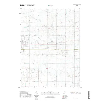 2019 Map of Nappanee East, 2019 Print