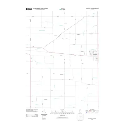 2013 Map of Nappanee West, 2013 Print