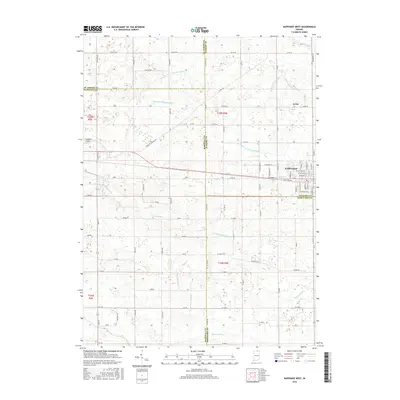 2016 Map of Nappanee West, 2016 Print