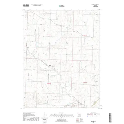 2017 Map of Napton, 2017 Print