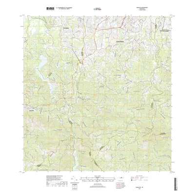 2018 Map of Naranjito, 2018 Print