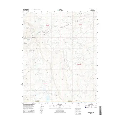 2013 Map of Narbona Pass, 2013 Print