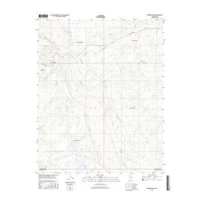 2017 Map of Narbona Pass, 2017 Print