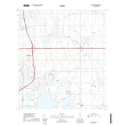 2018 Map of Narcoossee NW, 2018 Print