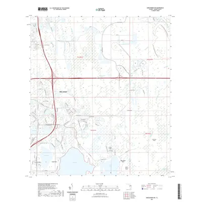 2021 Map of Narcoossee NW, 2021 Print