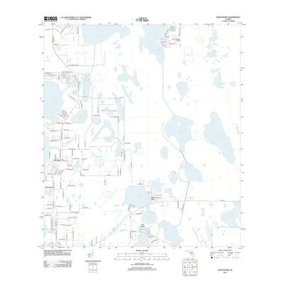2012 Map of Narcoossee, 2012 Print