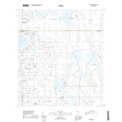 2018 Map of Narcoossee, 2018 Print