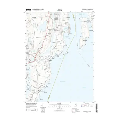 2015 Map of Narragansett Pier, 2015 Print
