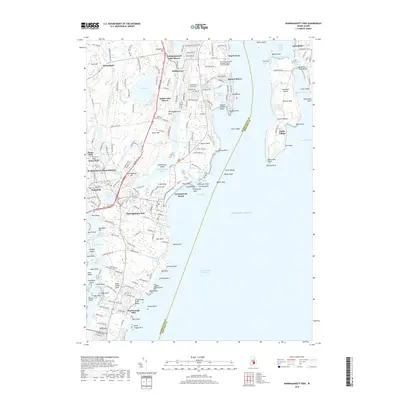 2018 Map of Narragansett Pier, 2018 Print