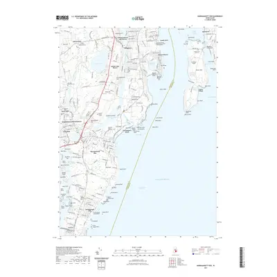 2021 Map of Narragansett Pier, 2021 Print