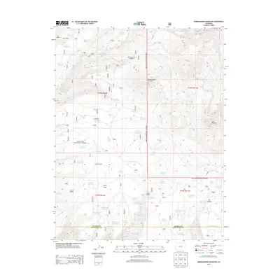 2013 Map of Narraguinnep Mountain, 2013 Print