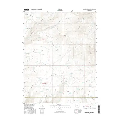 2016 Map of Narraguinnep Mountain, 2016 Print