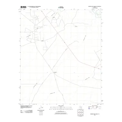 2010 Map of Narrow Bow Draw, 2010 Print