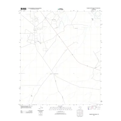 2013 Map of Narrow Bow Draw, 2013 Print