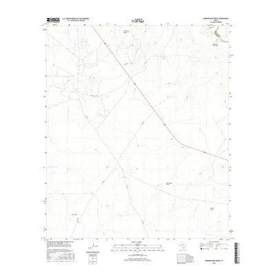 2016 Map of Narrow Bow Draw, 2016 Print