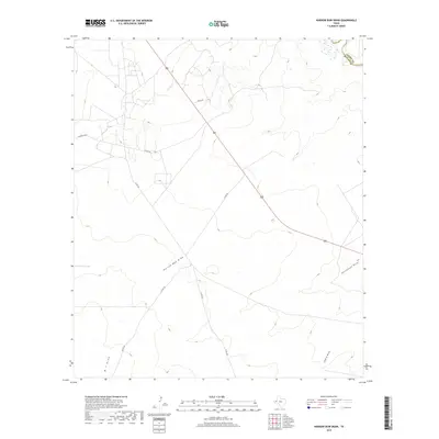 2019 Map of Narrow Bow Draw, 2019 Print