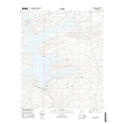 2017 Map of Narrows Dam, 2017 Print