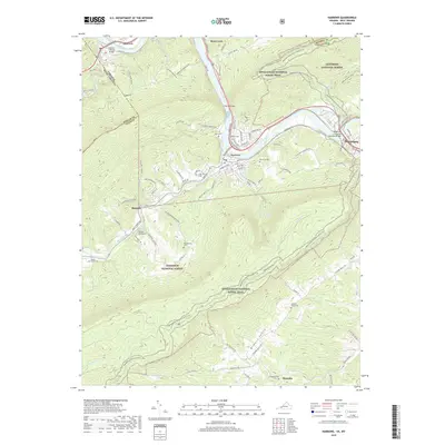 2019 Map of Narrows, 2019 Print