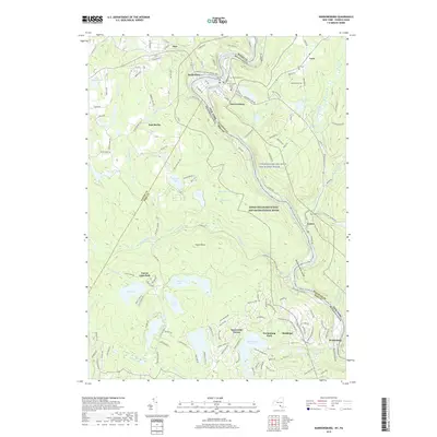 2019 Map of Narrowsburg, 2019 Print