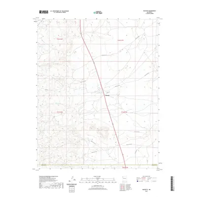 2020 Map of Naschitti, 2020 Print