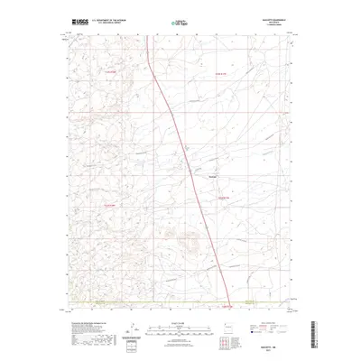 2023 Map of Naschitti, 2023 Print