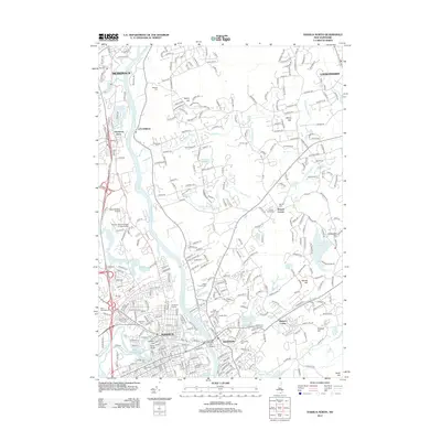 2012 Map of Nashua North, 2012 Print