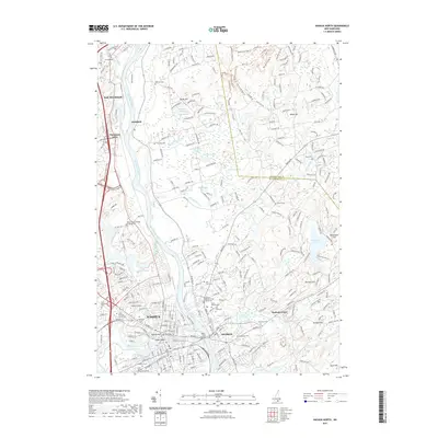 2021 Map of Nashua North, 2021 Print