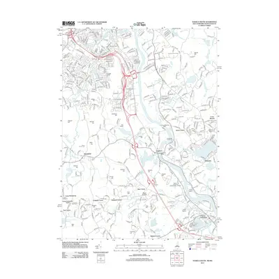 2012 Map of Nashua South, 2012 Print