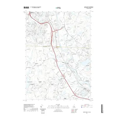 2021 Map of Nashua South, 2021 Print