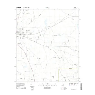 2014 Map of Nashville East, 2014 Print