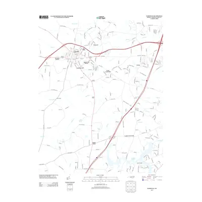 2013 Map of Nashville, 2013 Print