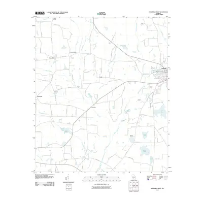 2011 Map of Nashville West, 2011 Print