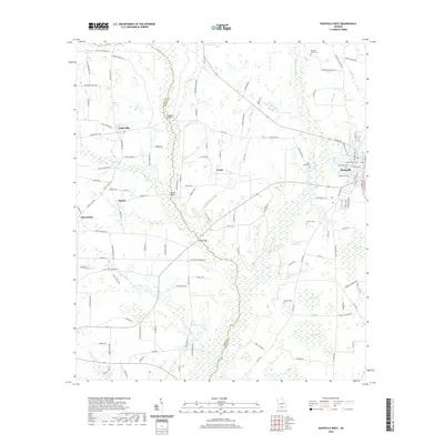 2020 Map of Nashville West, 2020 Print