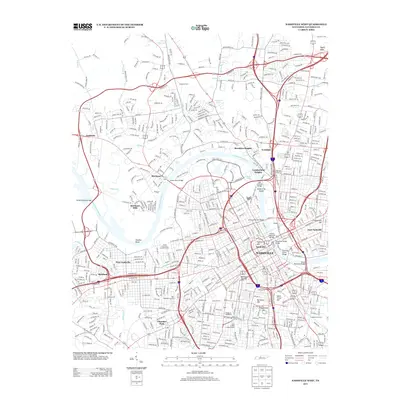 2013 Map of Nashville West, 2013 Print