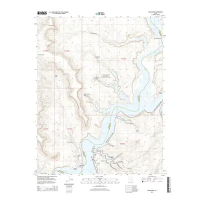 2014 Map of Nasja Mesa, 2014 Print