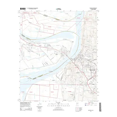 2015 Map of Natchez, 2015 Print