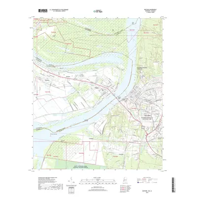 2018 Map of Natchez, 2018 Print