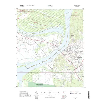 2020 Map of Natchez, 2020 Print