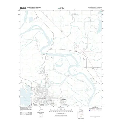 2012 Map of Natchitoches North, 2012 Print