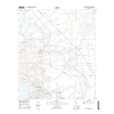 2015 Map of Natchitoches North, 2015 Print