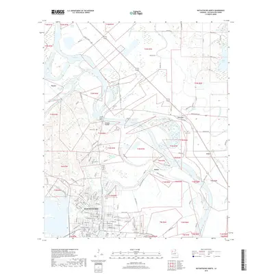 2018 Map of Natchitoches North, 2018 Print