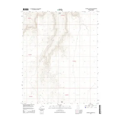 2014 Map of National Canyon SW, 2014 Print